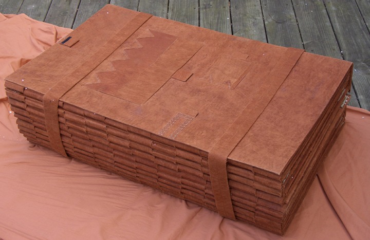 Book front and spine