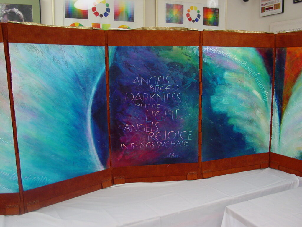 Angels breed darkness out of light angels rejoice in things we hate